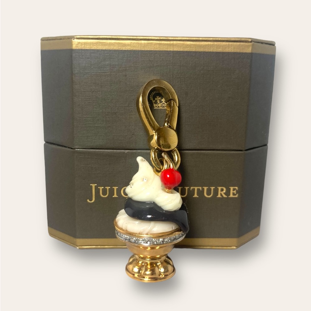 Juicy Couture “ Ice Cream Sundae “ Charm ~ NWT Original Box HTF